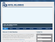 Tablet Screenshot of hotelbelanibas.com